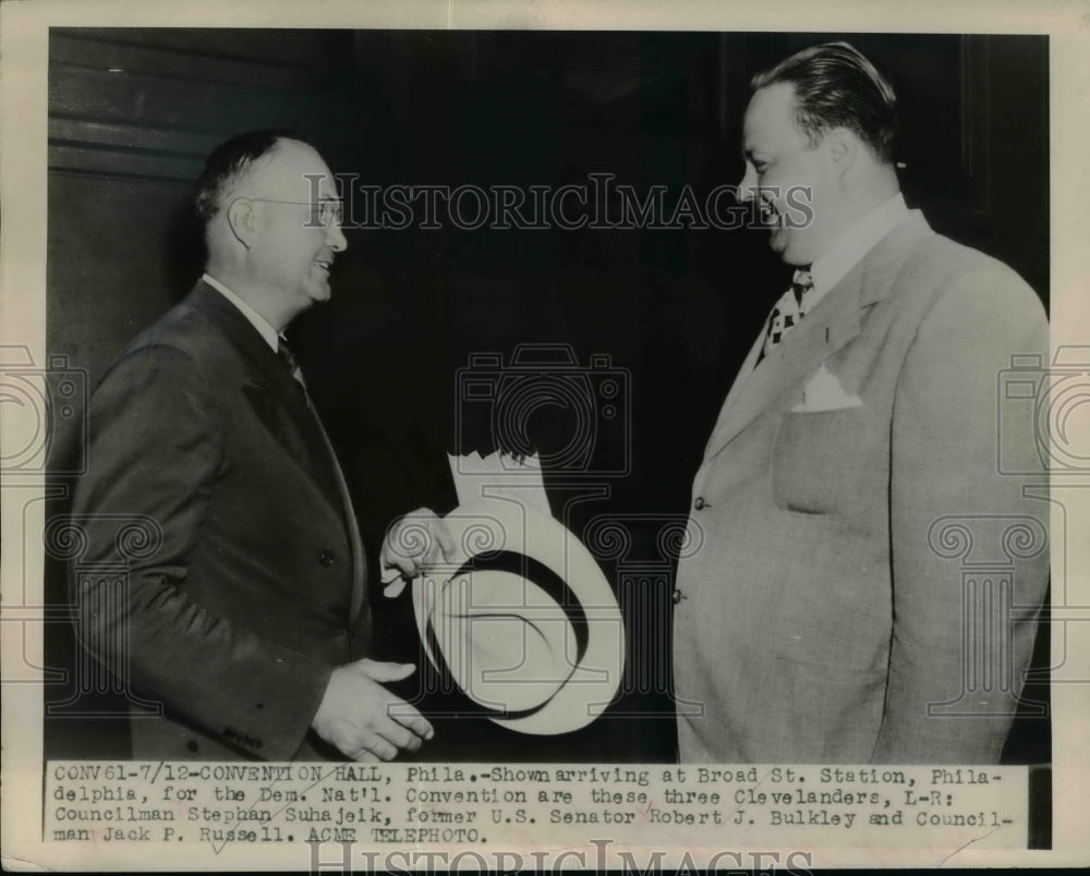 1948 Press Photo Democratic National Convention S Suhajeik, RJ Bulkley-Historic Images