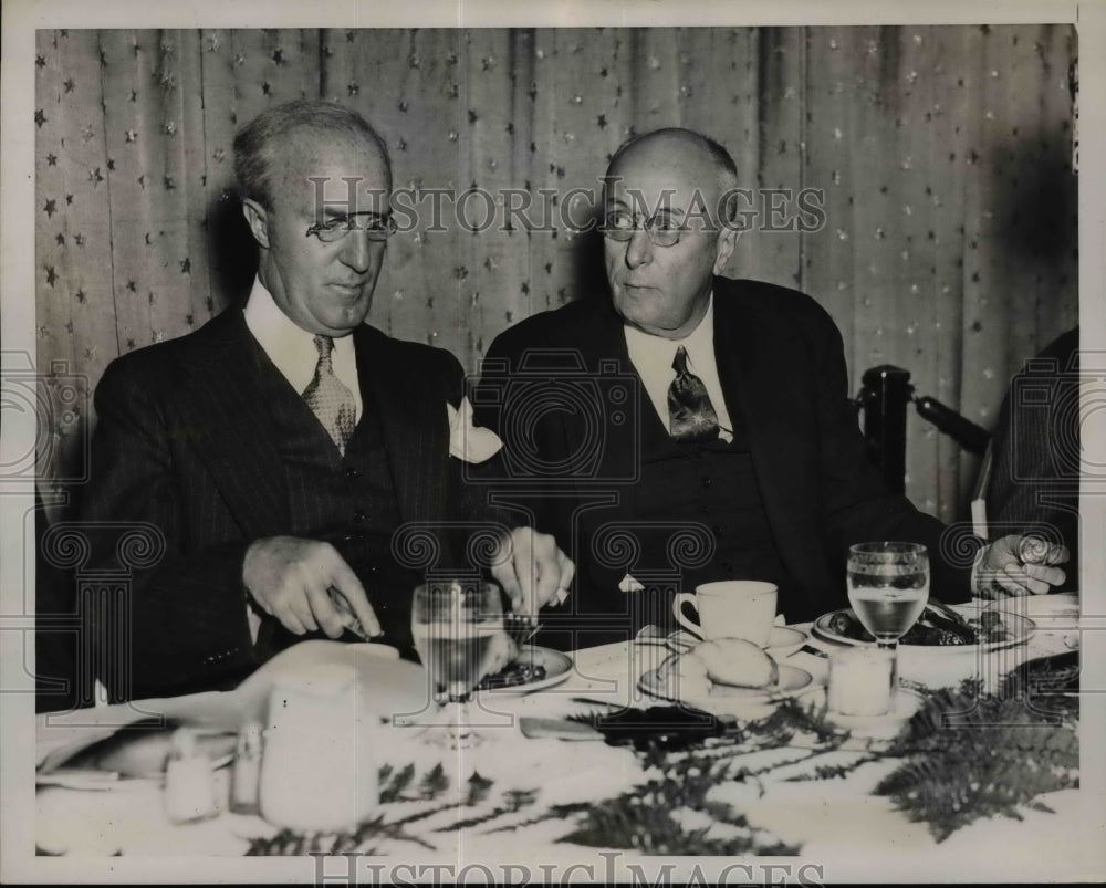 1937 Charles Dunn counsel of AGMA & Homer Cummings Attorney General - Historic Images