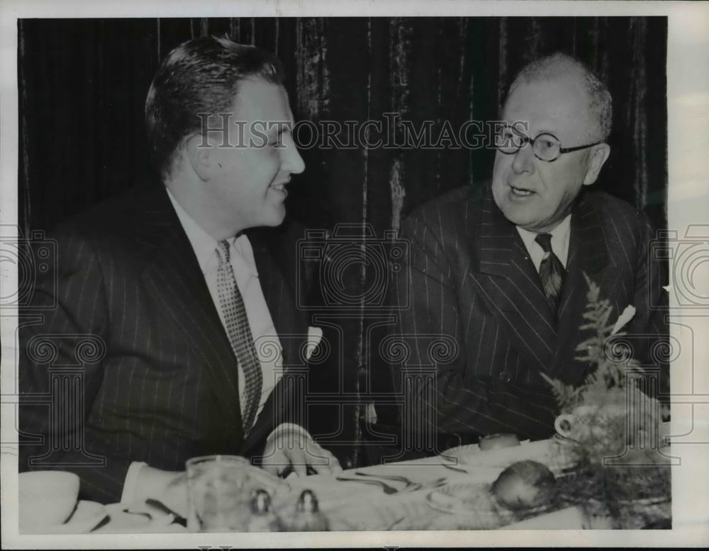 1946 Henry Ford II &amp; General Motor&#39;s William Davidson in DC - Historic Images