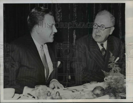 1946 Henry Ford II & General Motor's William Davidson in DC - Historic Images