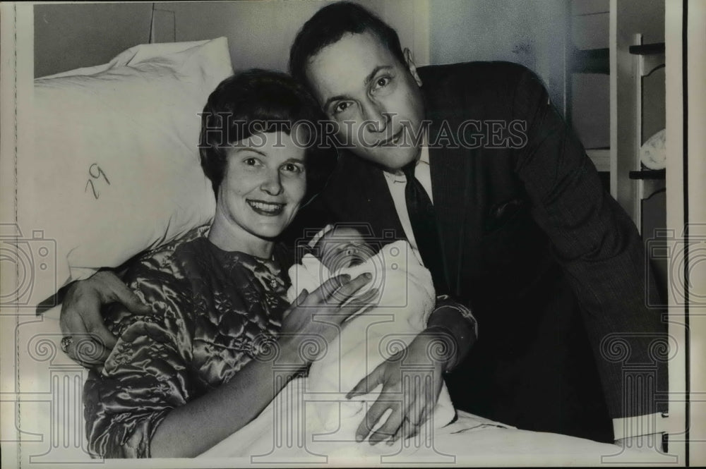 1967 Rep Richard Schweiker of PA with wife &amp; baby son Richard - Historic Images