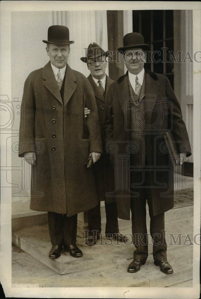 1928 Arthur E Sapp of Rotary International, George Harrie, Ray Haven - Historic Images