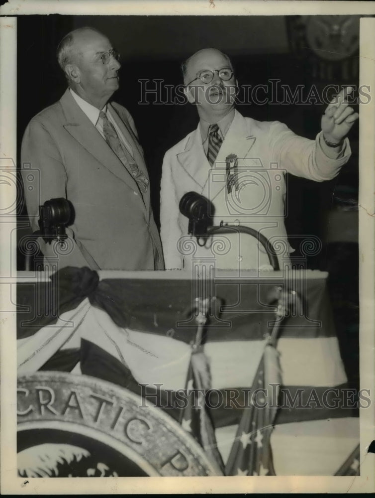 1936 Attorney General Homer Cummings &amp; Howard Smith in PA - Historic Images