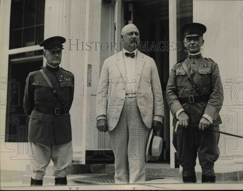1921 Press Photo Genreal Harbord, Asst. Chief of Staff, at the White House-Historic Images