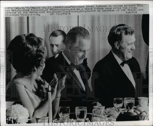 1970 Press Photo Vice-President Spiro T. Agnew at a State Dinner - Historic Images