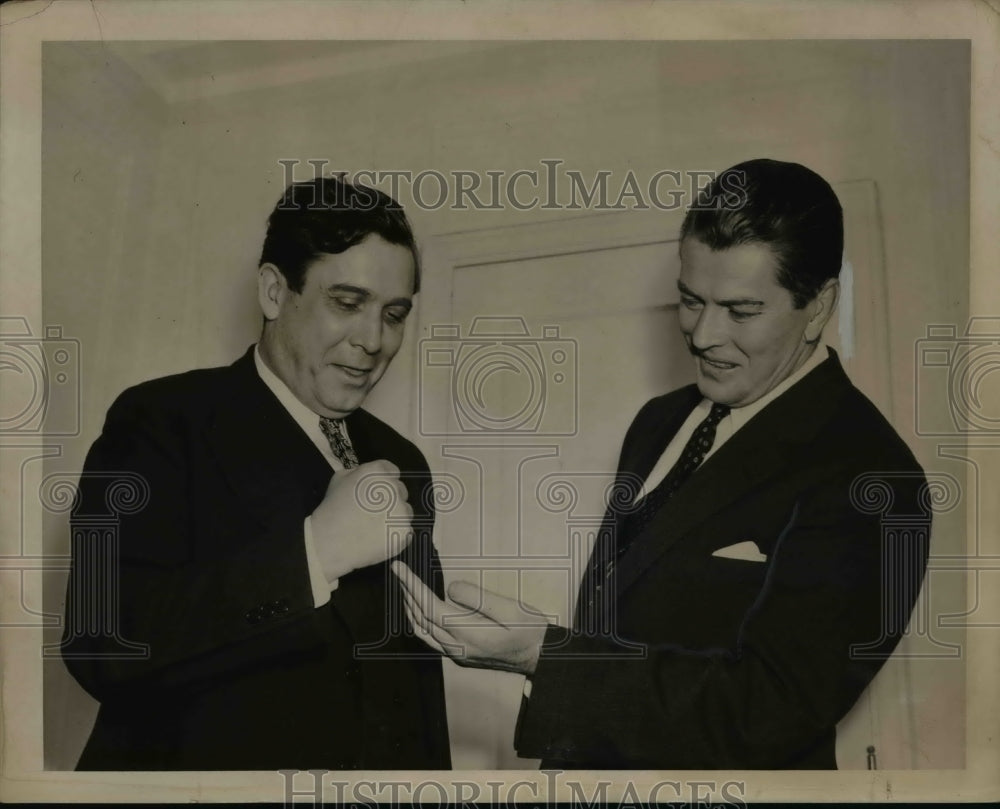 1940 Press Photo Wendell Willkie And Gene Tunney At The Convention - nep04258-Historic Images