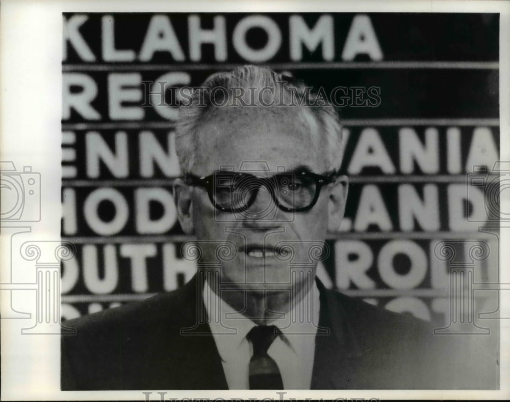 1964 Press Photo Senator Barry Goldwater At The Press Conference - nep04342-Historic Images
