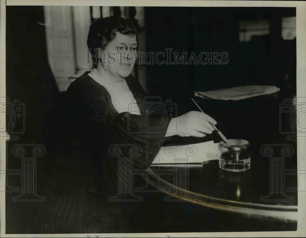 Press Photo Mrs. Henry Hall Sinnanon Named First Alternate Delegate - nep04427-Historic Images