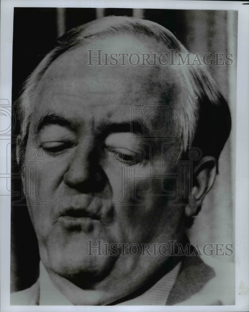 1976 Press Photo Portrait Of Hubert Humphrey - nep05147-Historic Images