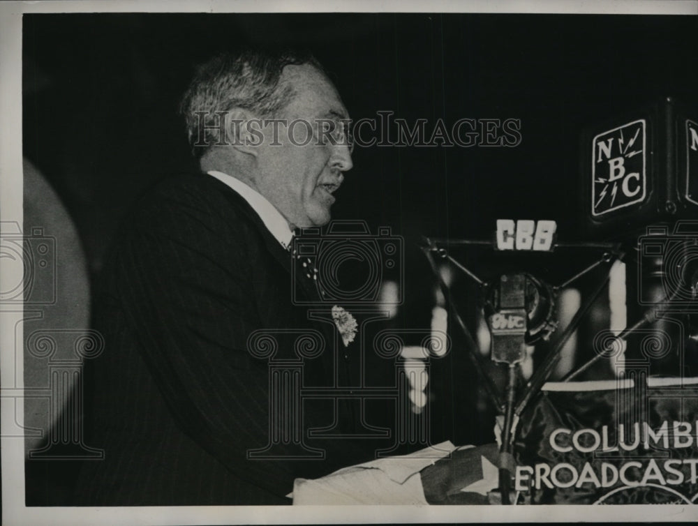 1932 Press Photo James Gerard Addresses Democratic National Convention - Historic Images
