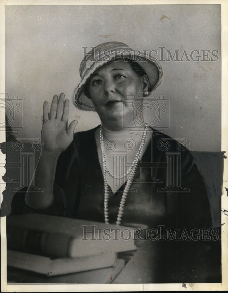 1933 Press Photo Mrs. Walker Begins Divorce Suit from Former NY Mayor James W. - Historic Images