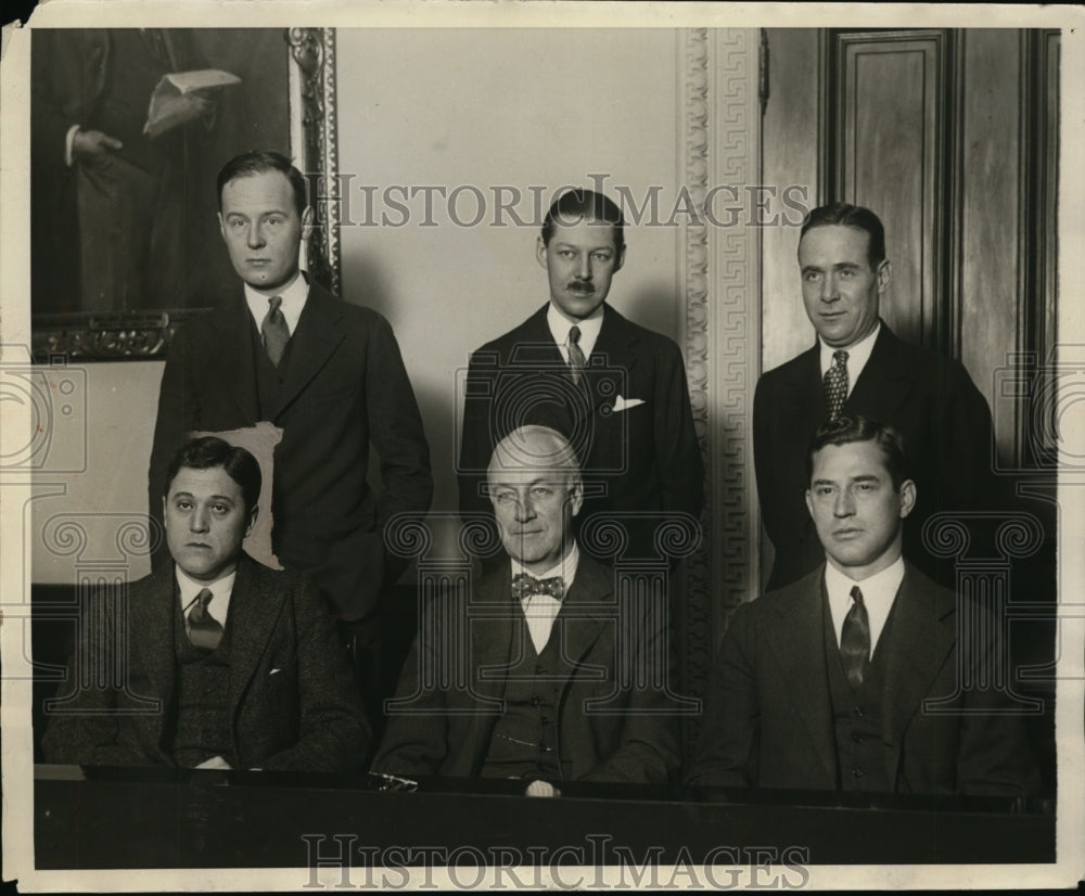 1930 Press Photo Members US State Department During London Arms conference- Historic Images