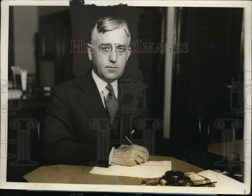 1928 Press Photo Congressman Wallace N White Jr of Maine - nep06817-Historic Images