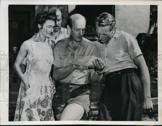 1946 Press Photo Estonian refugees in Miami Florida Mr & Mrs Felix Tandrem A Tam - Historic Images