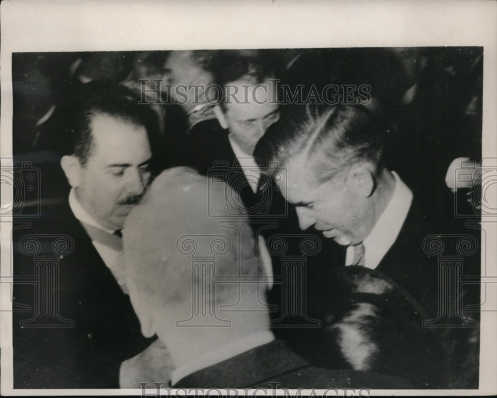 1940 Press Photo Henry Wallace Attends Mexican President Camacho's Inauguration - Historic Images