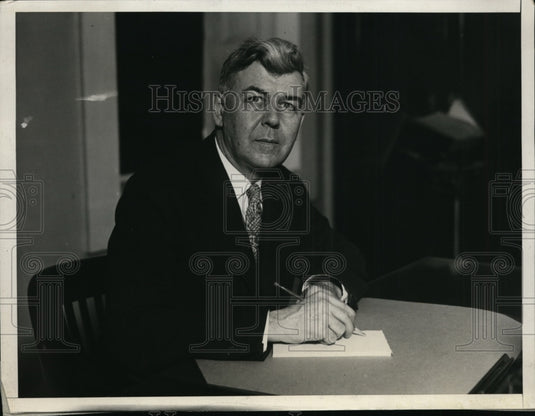 1930 Press Photo John Lee coulter, US Tariff commission - Historic Images