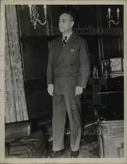 1940 Press Photo William Helis Oil Magnate - nep07816-Historic Images