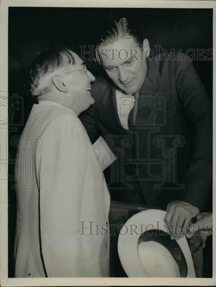 1936 Press Photo Arthur Vandenberg, Gerland Nye at Republican Convention - Historic Images