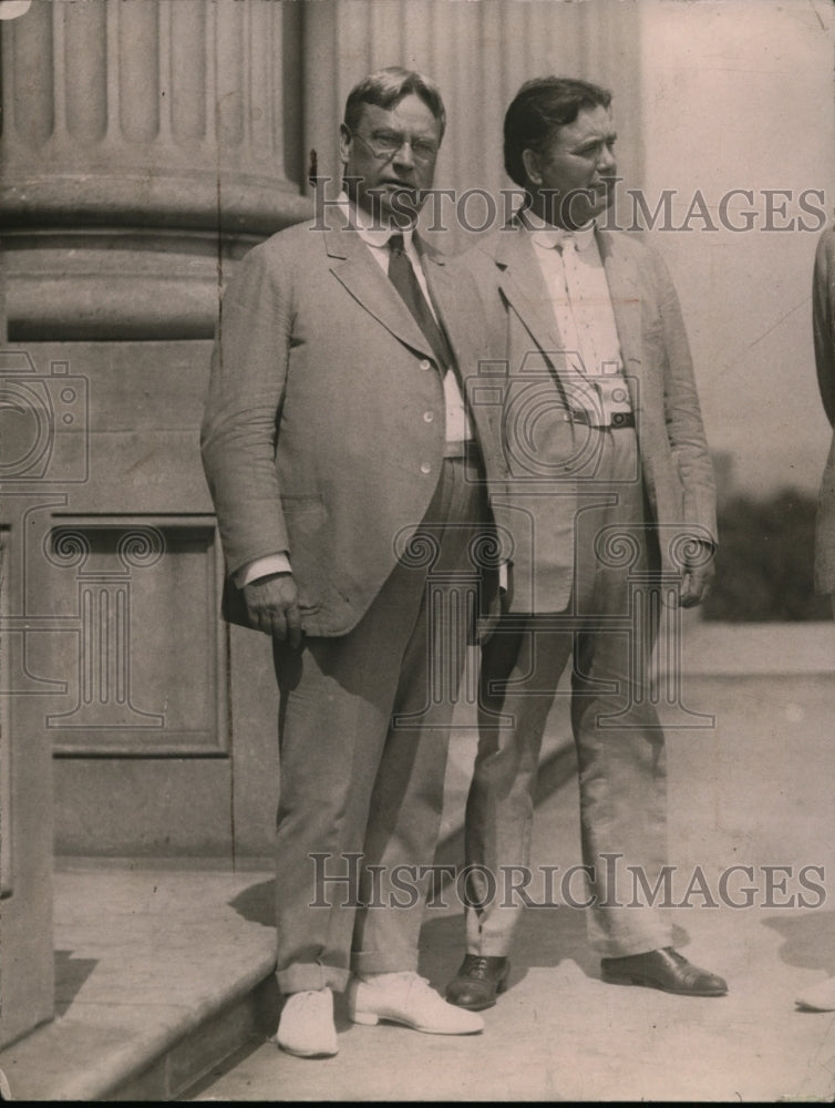 1921 Press Photo Senators Hiram Johnson &amp; William E Borah - Historic Images