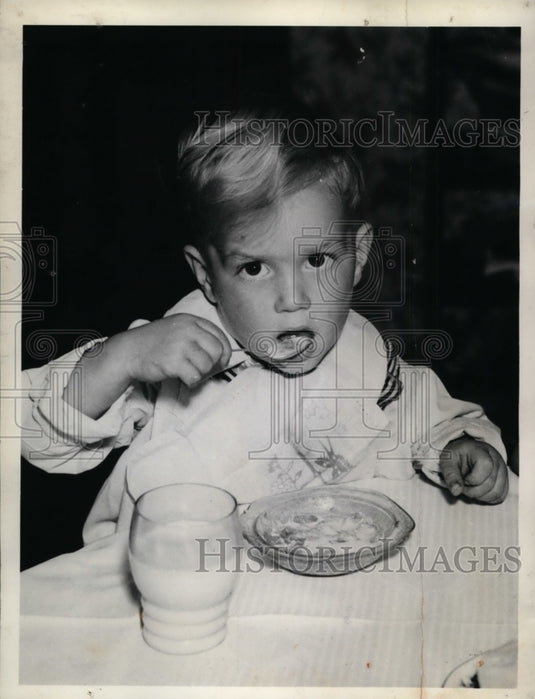 Press Photo Lamar Jess Warnick Wins 1st Prize Baby Contest - Historic Images