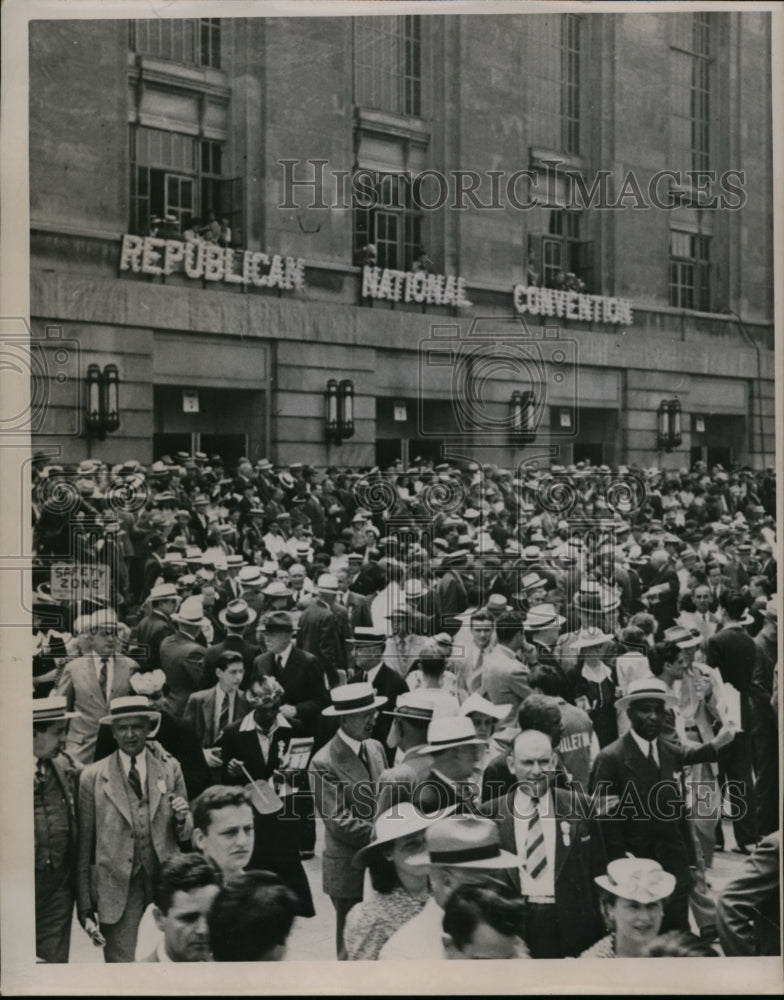 Press Photo Republican National Convention of 1940 in Philadelphia Pennsylvania - Historic Images