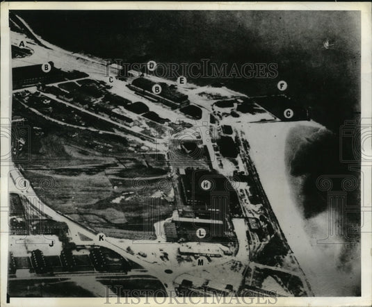 1940 List View of seaplane base at List Isle of Sylt  - Historic Images