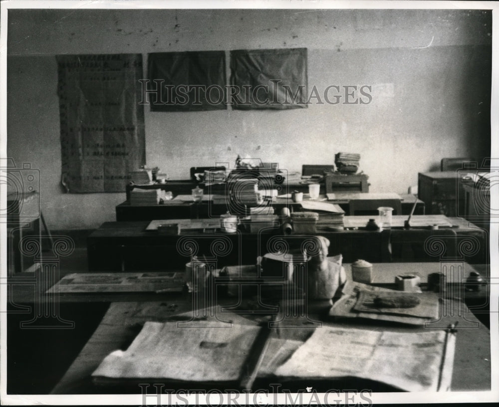 1962 Small marble bust of Mao Tse - Historic Images