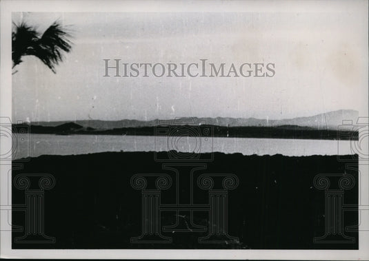 1953 Quemoy islands seen from Chinese observation post on mainland - Historic Images