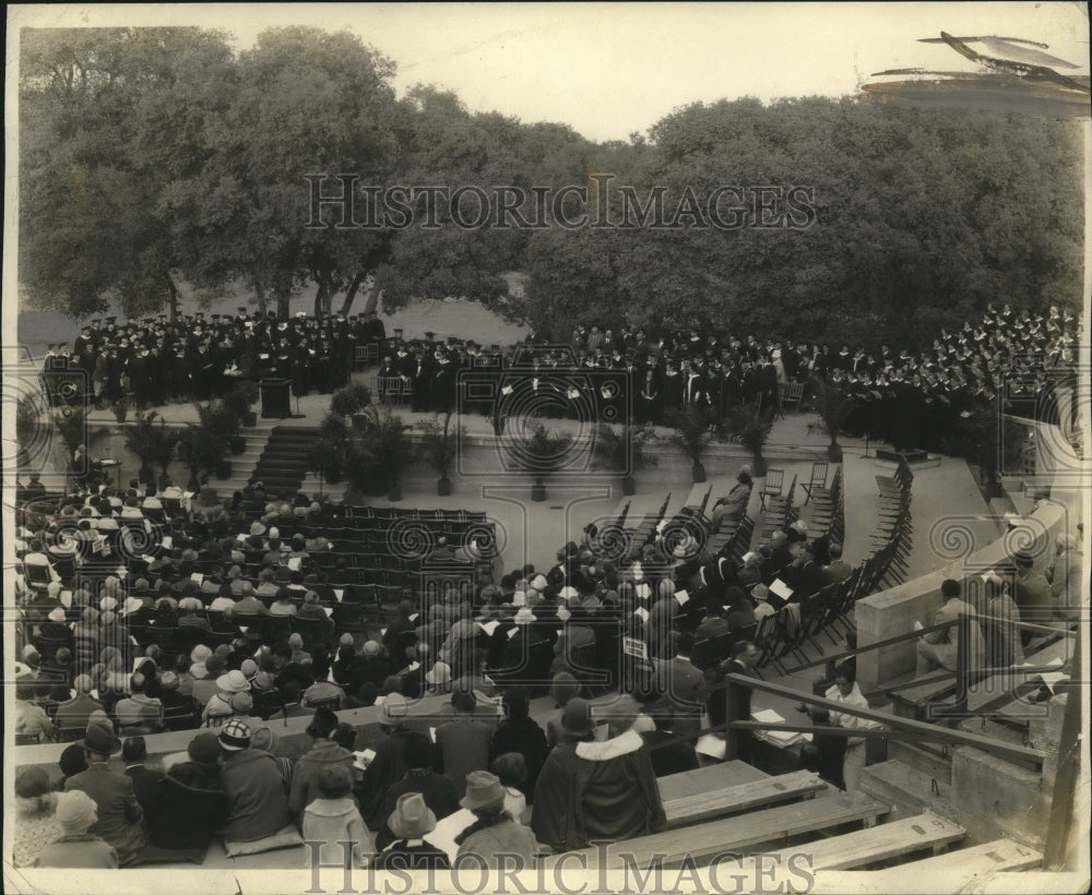 1927 Inauguration of new Pres. Ernest Jaqua, Claremont College in CA - Historic Images