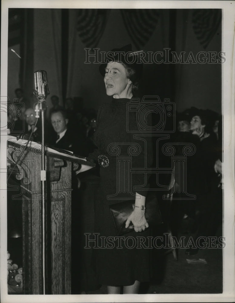 1938 Press Photo Congressional candidate Helen Rogers speaks at convention - Historic Images