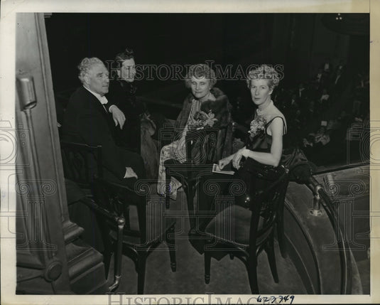 1941 New York Giovanni Martinelli Lucrezia Bori Mrs Ogden Reid - Historic Images
