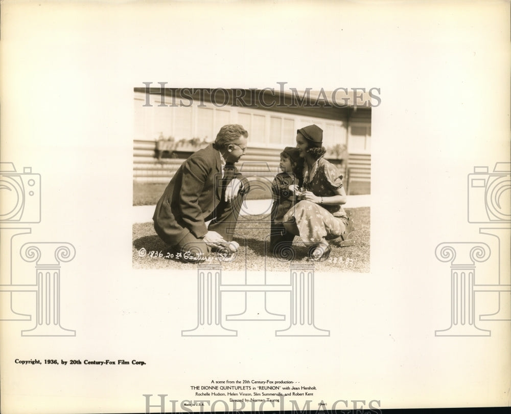 1936 Press Photo Scene from film Reunion - nera10300 - Historic Images