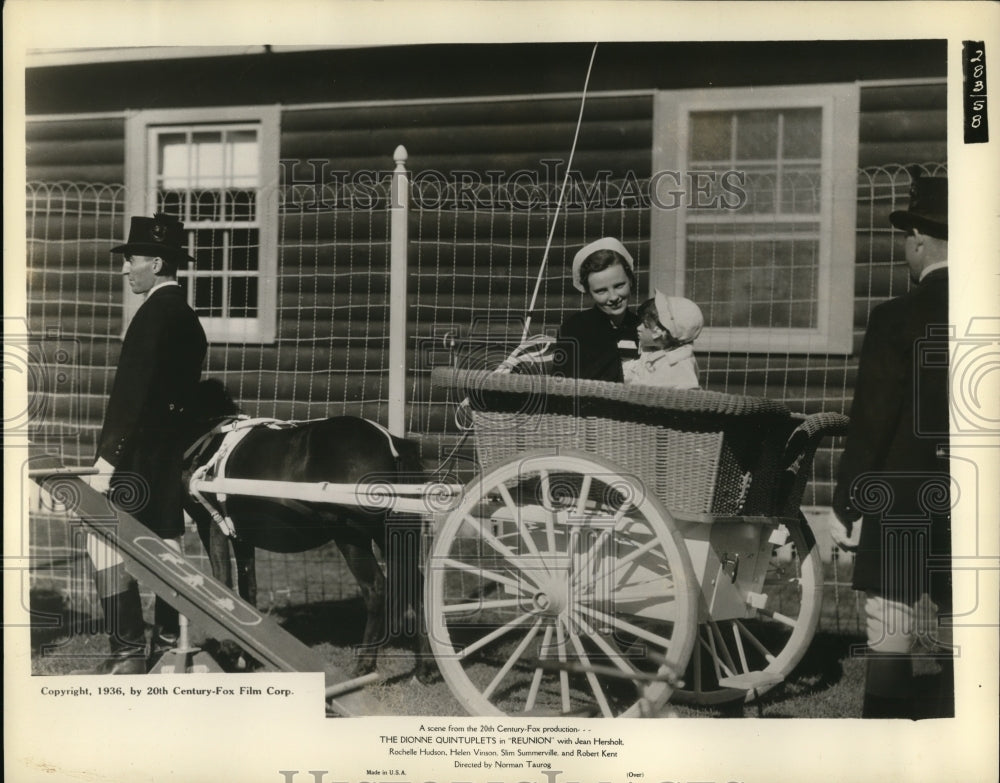 1936 Press Photo Scene from film Reunion - nera10552 - Historic Images