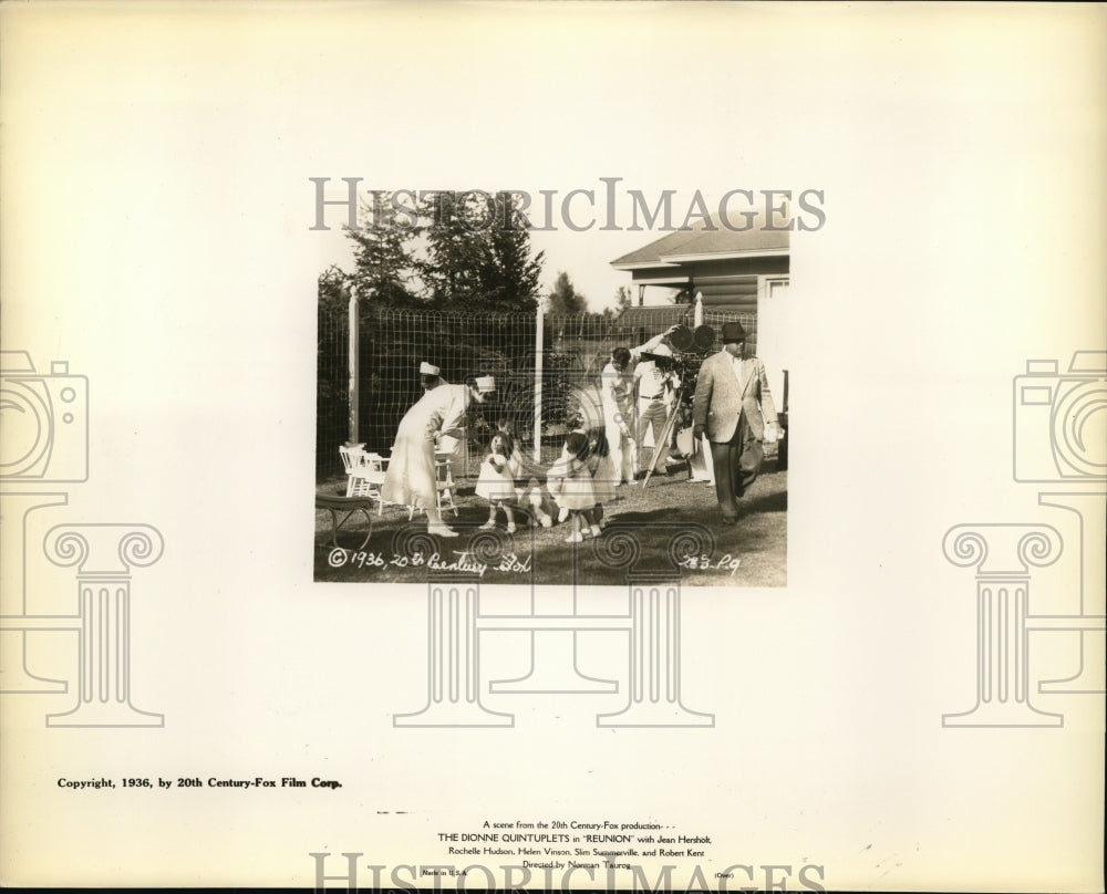 1936 Press Photo Scene from film Reunion - nera10583 - Historic Images