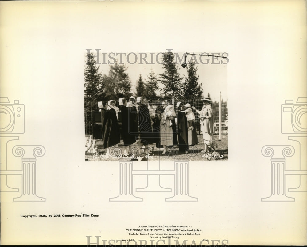 1936 Press Photo Scene from film Reunion - nera10596 - Historic Images