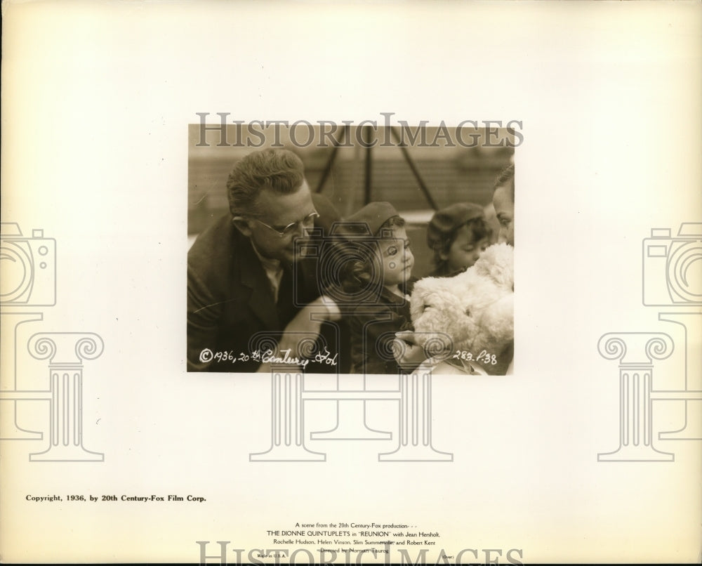 1936 Press Photo Scene from film Reunion - nera10615 - Historic Images