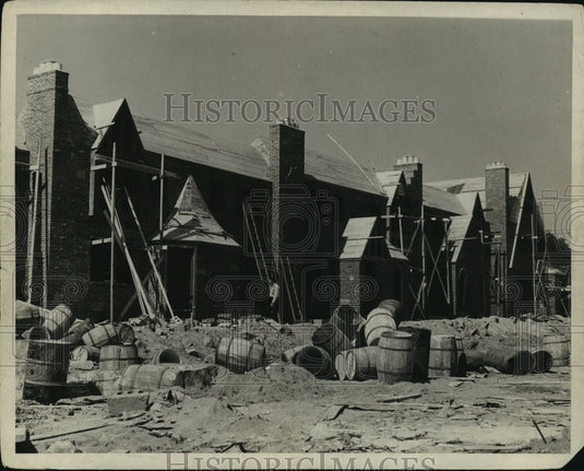 Press Photo New York Homes under construction on Long Island - nera12251 - Historic Images