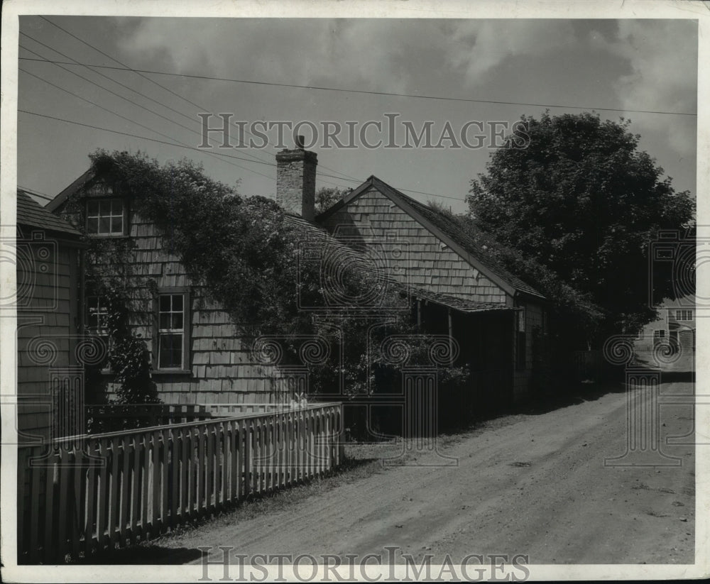 Nantucket Homes on Center Street in Siasconset Village  - Historic Images