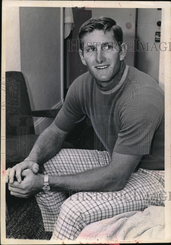 1970 Press Photo Cleveland Indians Pitcher Steve Dunning - nes00240 - Historic Images