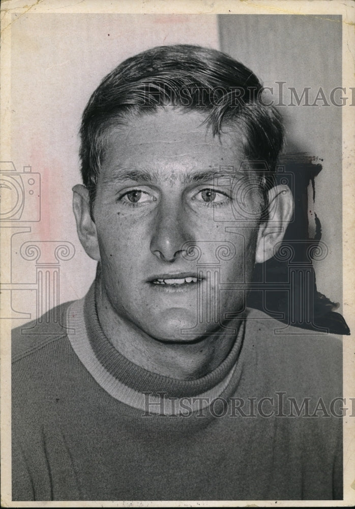 1970 Press Photo Cleveland Indian pitcher Steve Dunning - Historic Images