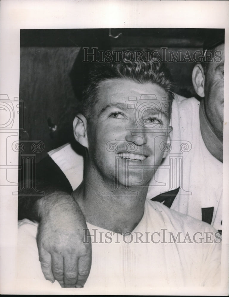 1956 Press Photo Cleveland Indians pitcher Herb Score - nes00640 - Historic Images