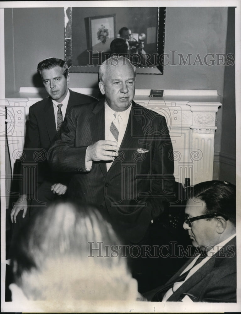 1957 Press Photo Warren Giles Pres. of the National League - nes00642 - Historic Images