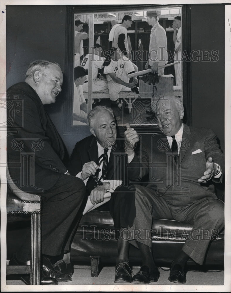 1964 Press Photo Warren Giles, Jor Cronin and For Frick - nes00643 - Historic Images