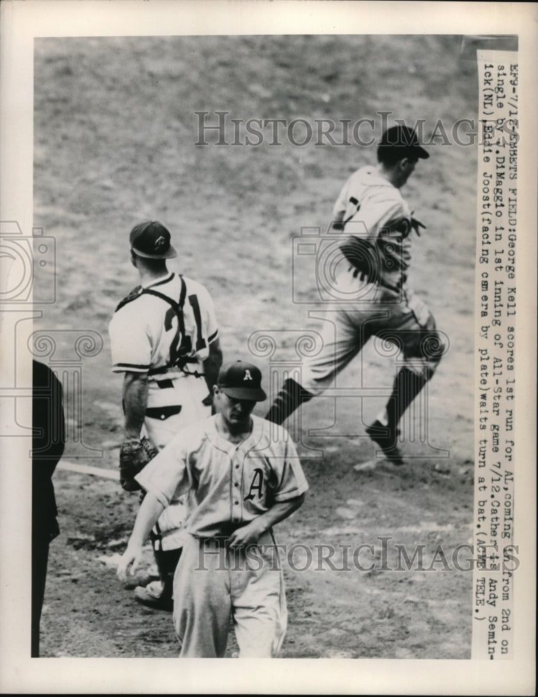 1952 Press Photo Red Sox 3rd baseman George Kell at All Star Game - nes00936 - Historic Images