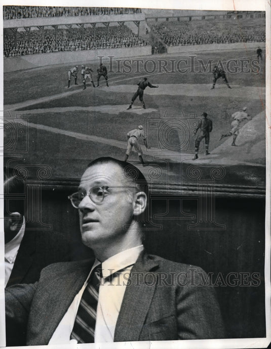 1969 Press Photo New baseball commissioner Bowie Kuhn in NY - nes00938 - Historic Images