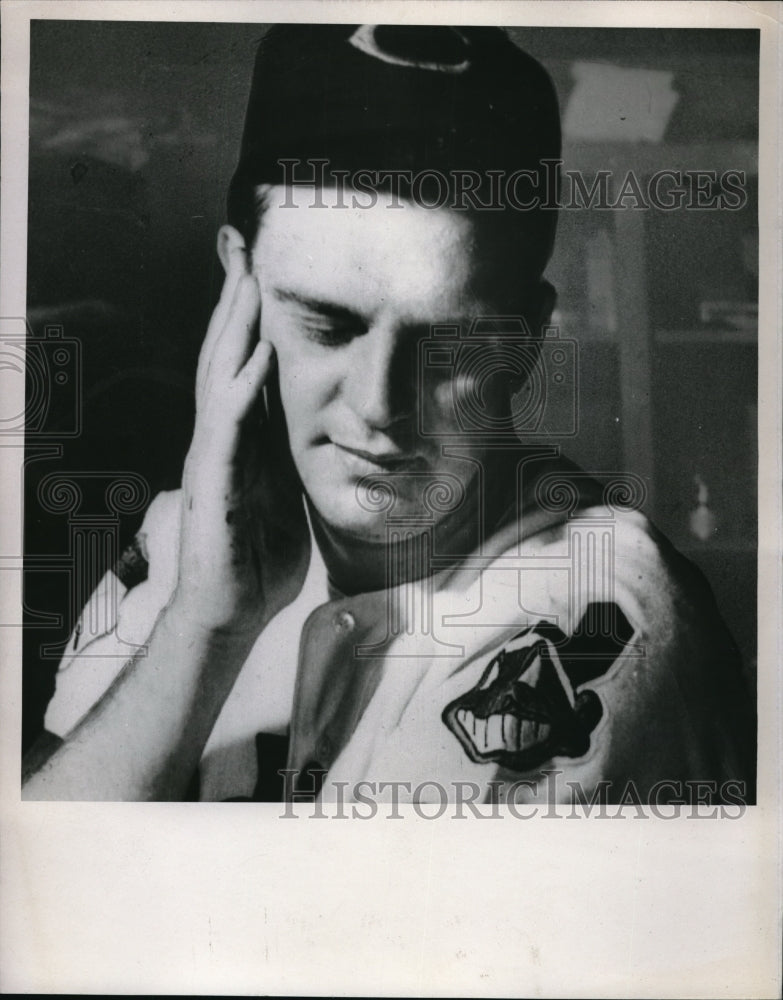 1952 Press Photo Cleveland Indians Dick Wakefield - nes01112 - Historic Images