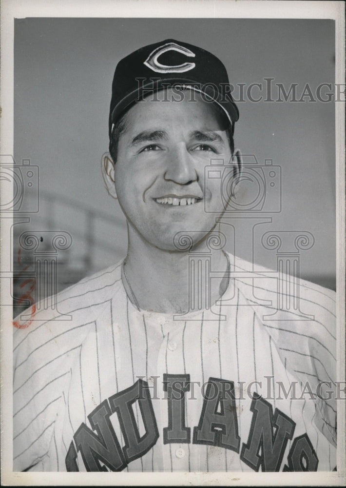 Press Photo John Antonelli, pitcher for the Cleveland Indians - Historic Images