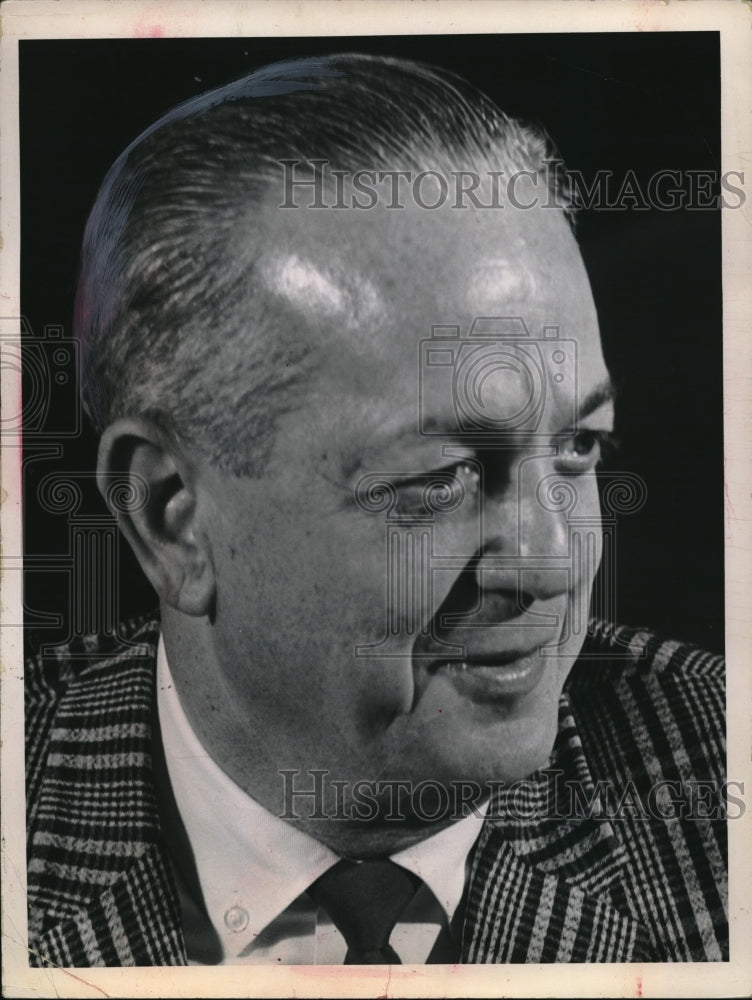 1964 Press Photo Gabe Paul General Manager Cleveland Indians MLB Baseball Team - Historic Images
