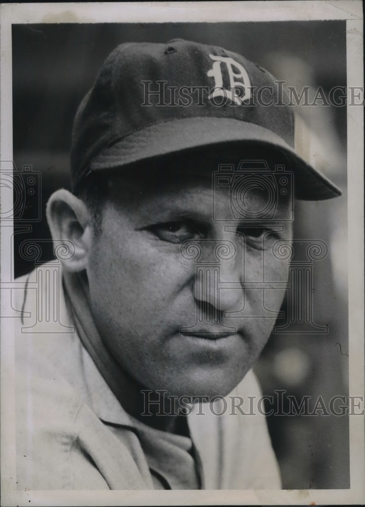 1945 Press Photo Tobin Pitcher for Detroit Tigers Winners of 1945 Pennant - Historic Images