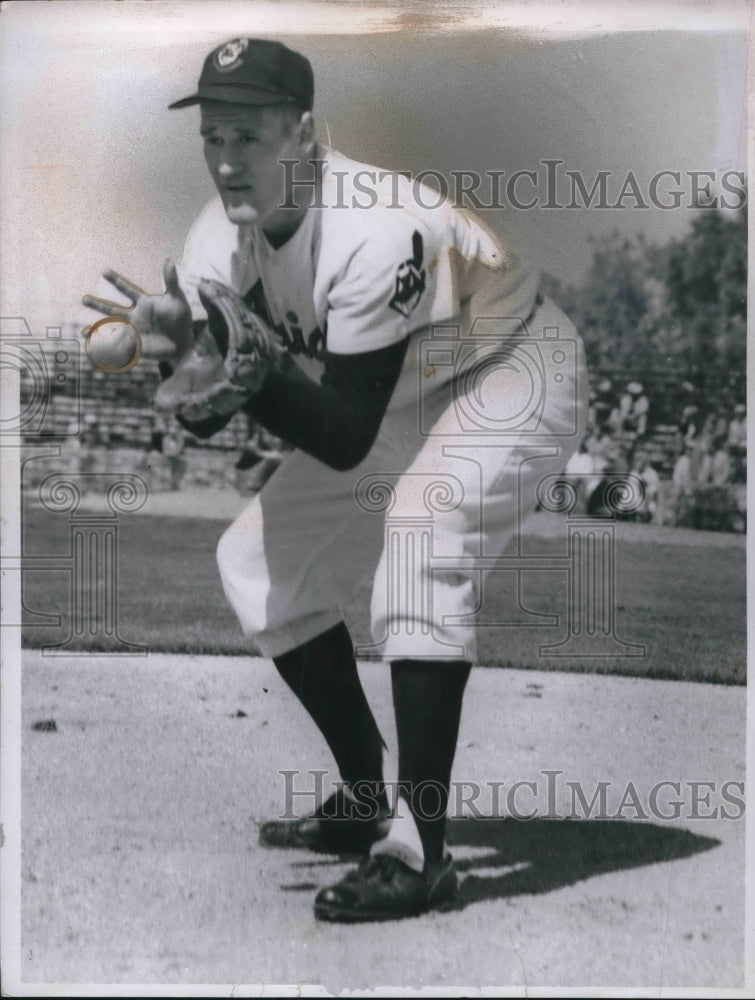 1958 Press Photo Carroll Hardy of the Cleveland Indians - nes01534 - Historic Images